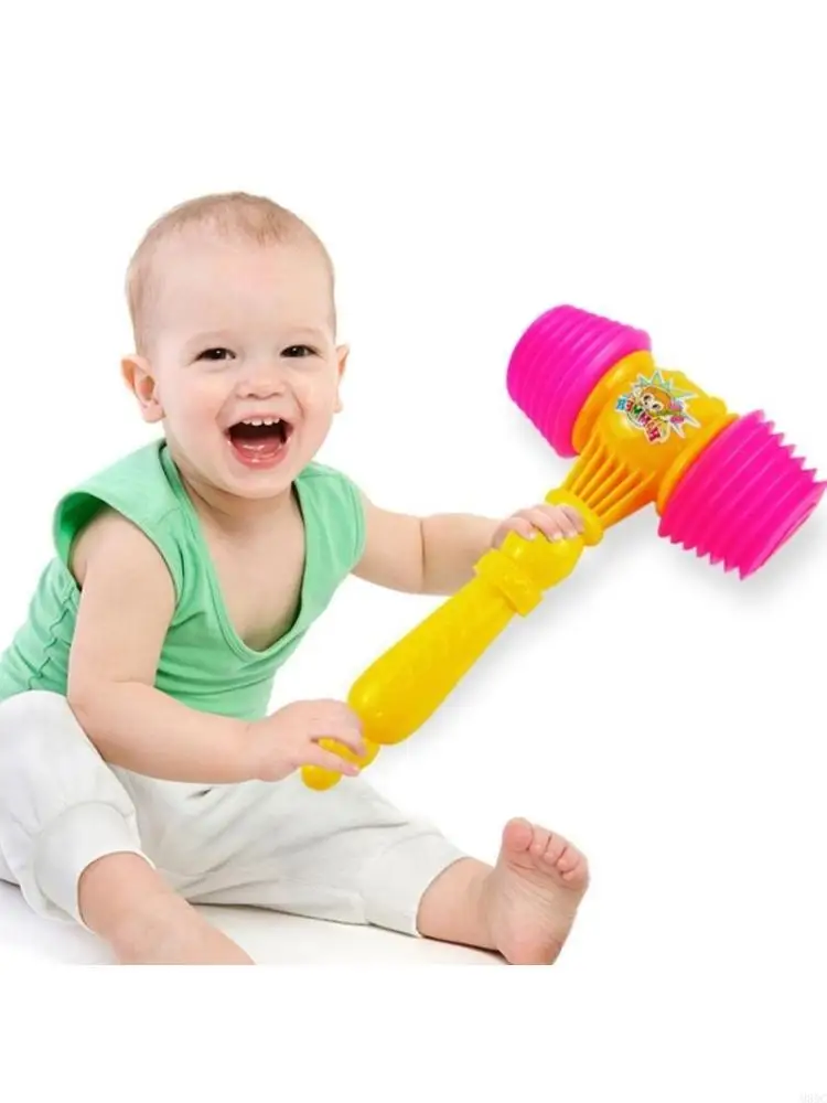 M89C子供のための感覚おもちゃハンマースクイーキーグラッシングおもちゃのおもちゃ（ランダムカラー）