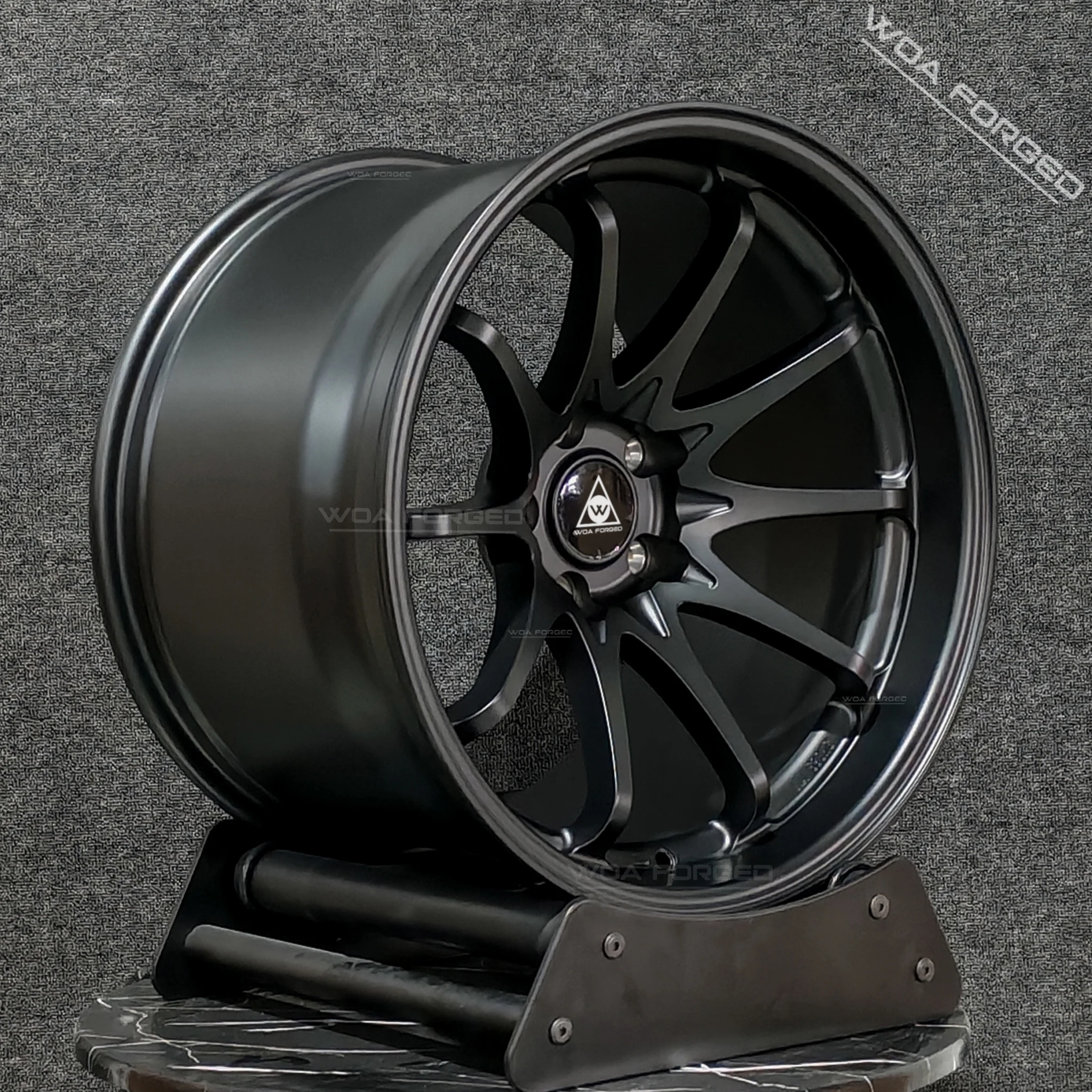 

Customized 6061T6 CE28 Deep Lips Fully Forged Aluminum for BMW GTR Passenger Car Wheels 5x114.3 Side-Milled Spokes & Reduced W