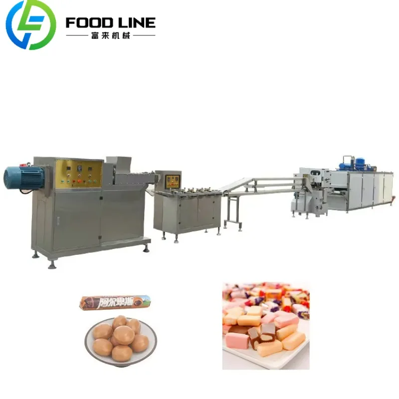 Toffee Candy Making Machine Production Line  Chain Forming Line Center Filled Toffee Making Machine Toffee Banane Wala Machine