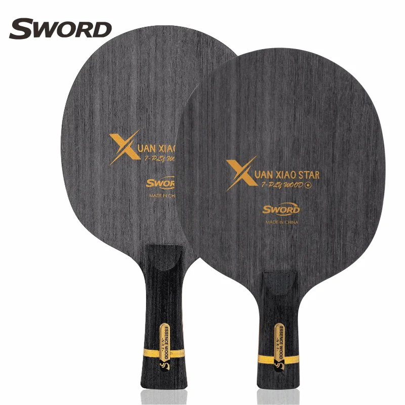 sword-xuanxiao-star-pala-de-tenis-de-mesa-de-madera-de-7-capas-nivel-off-ataque-rapido-con-bucle-mango-fl-cs-62mm-dureza-media