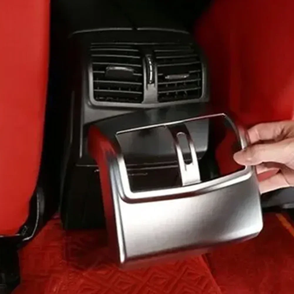 

Автомобильная задняя рамка для кондиционера для Mercedes Benz E Class W212 12-15 Silver ABS, детали заднего вентиляционного отверстия для кондиционера