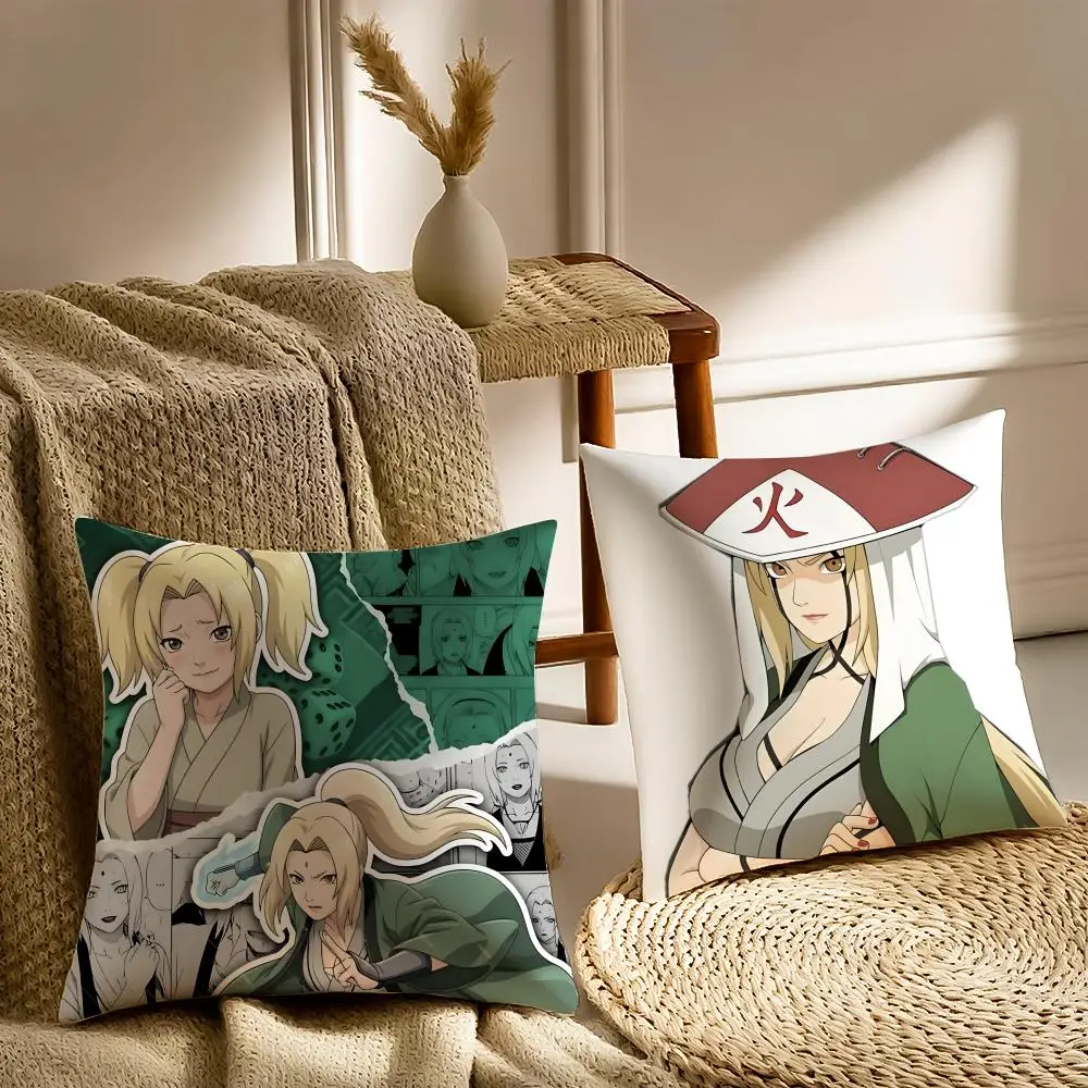 T-Tsunade loya Cushion Cover Pillowcase Anti-dustmite living Room Sofa Decor Cushion Room