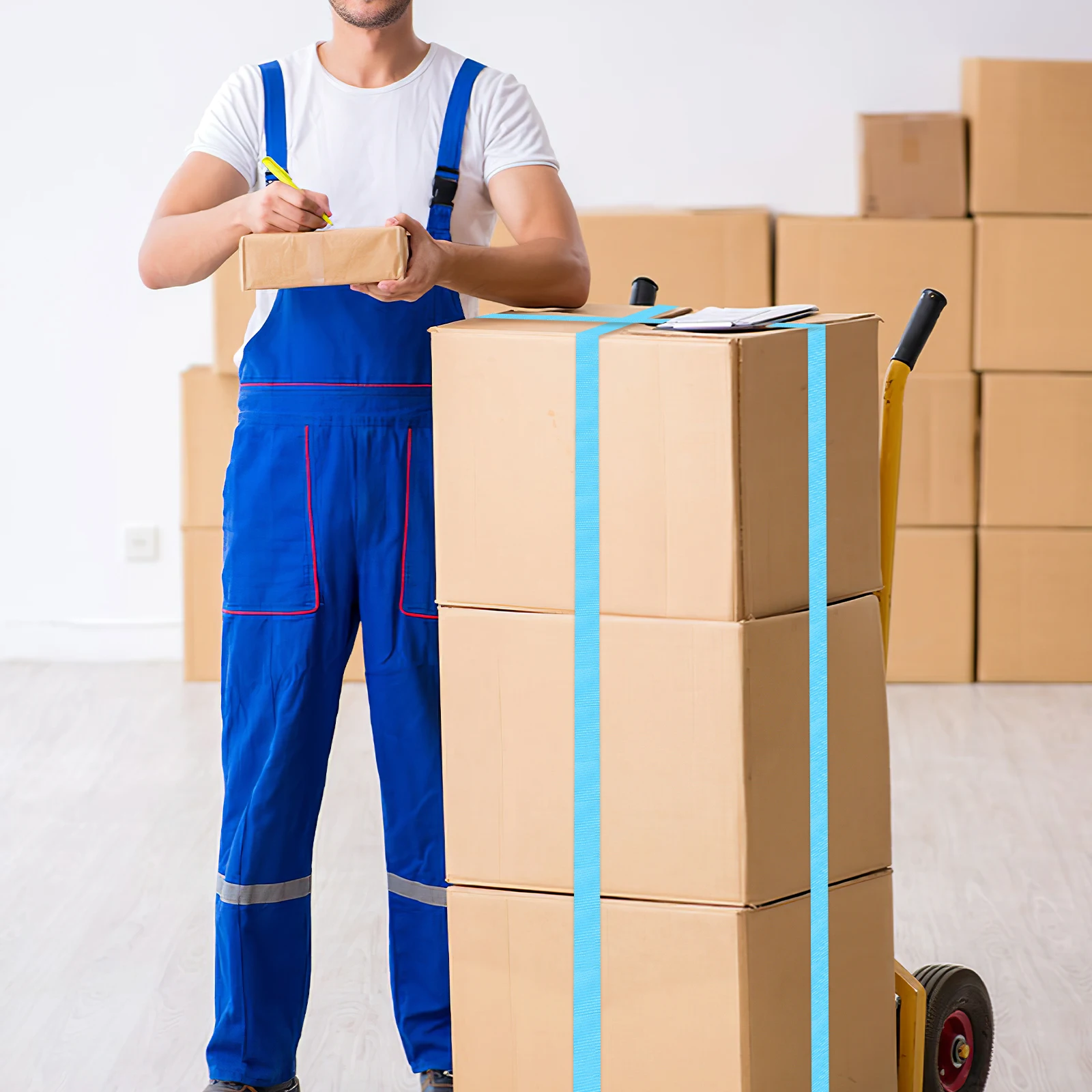 

4 Pcs 25mm x 5m Ratchet Straps Heavy Duty Tie Down Straps Strong Metal Buckles Cargo Bike Luggage Fixing Reliable Versatile