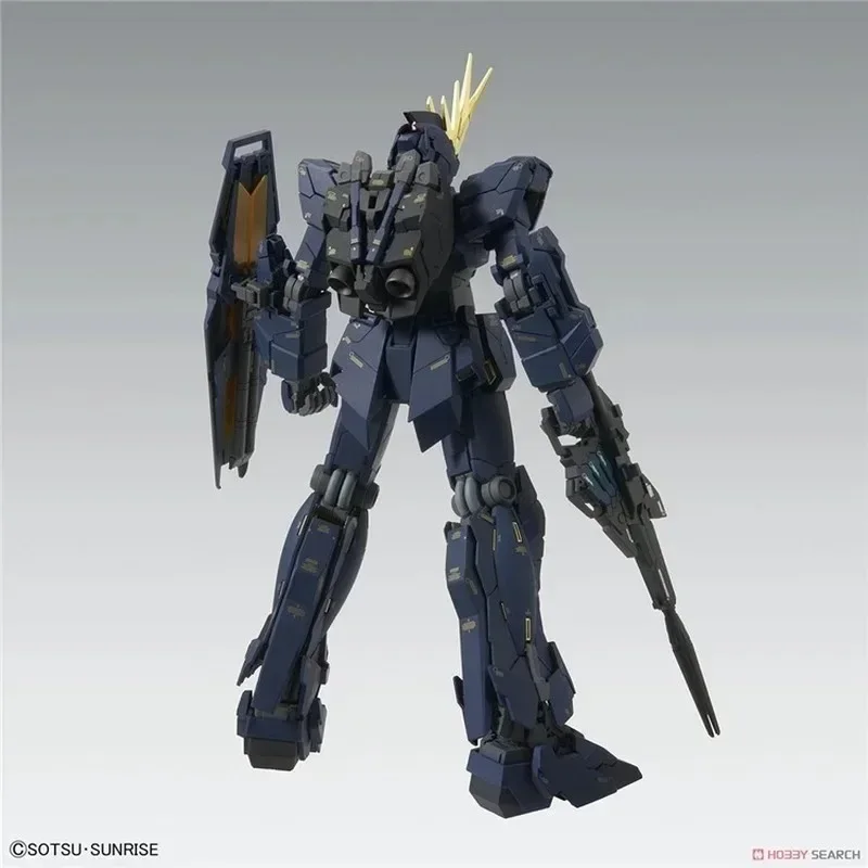 Bandai-Modèle de figurine d'action Anime, Collection de jouets, Cadeau original, Gundam MG, 1/100 ummy CORN, 02 BANSHEE Ver.Ka Assembly, En stock