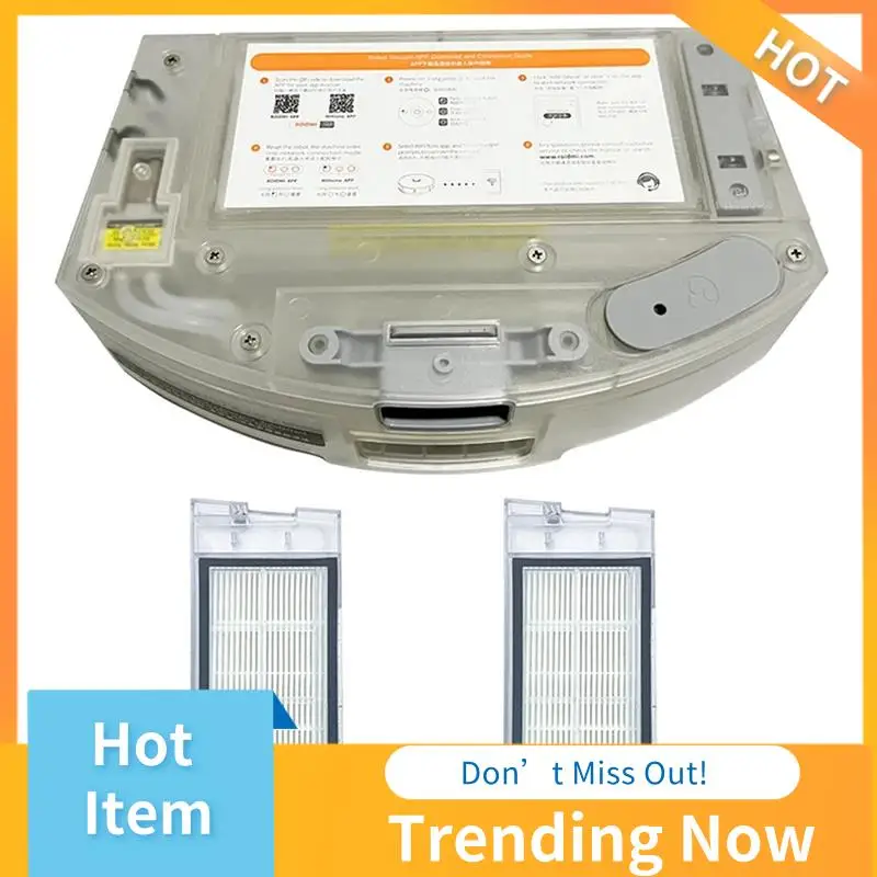 

BBNV-For ROIDMI EVE Plus Robot Vacuum Cleaner Spare Parts Electric Control Dust Box Water Tank Hepa Filter Accessories