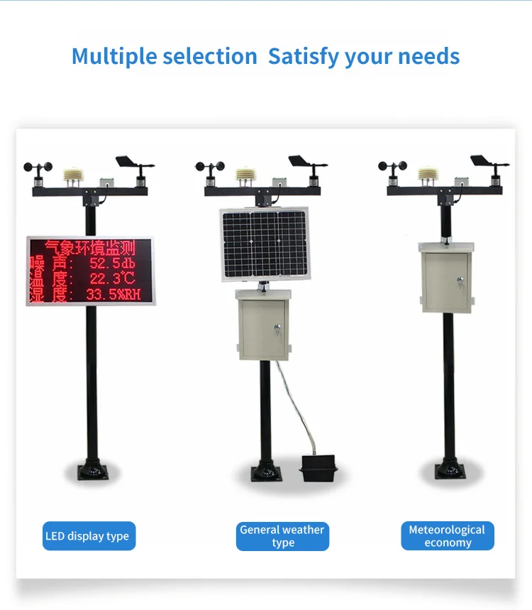 Professional weather stations Environmental monitoring Industrial wireless weather stations and outdoor sensors