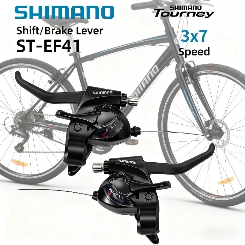 Shimano Tourney EF41 Shifter Lever 3x7 Speed 3 Speed 7 Speed For MTB Bike Left Right Shift Mountain Bicycle Trigger