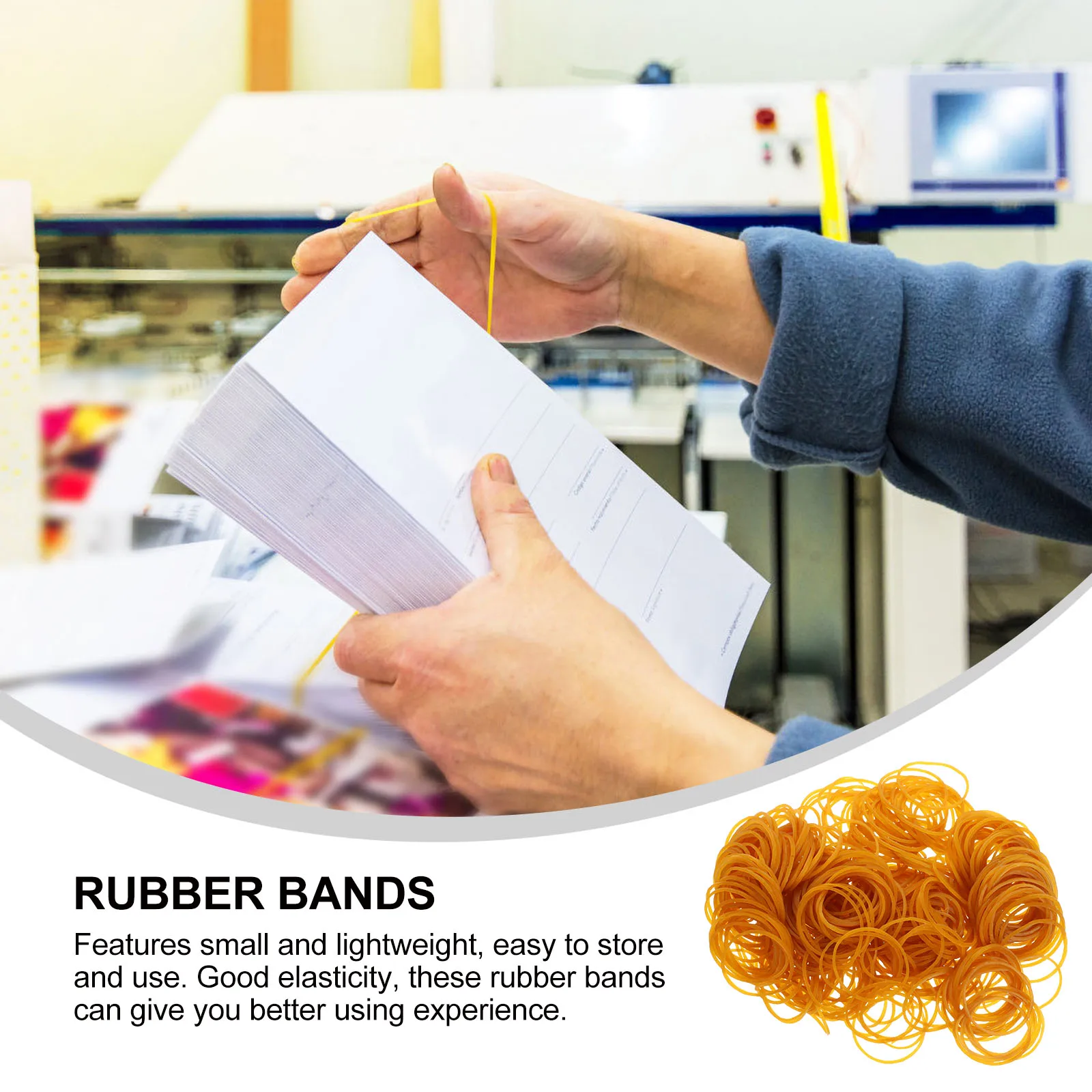 

800pcs Large Heavy Duty Thick Rubber Bands Strong Elastic Exercise Bands For Home Office Fixing Binding Survival Outdoor Use