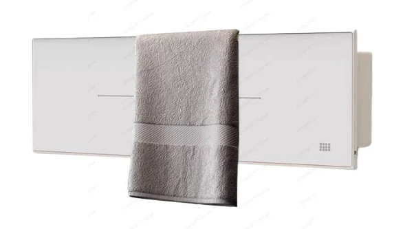 Towel Warmer - Fast Drying & Antibacterial Heated Rail for Bathroom, Prevents Mold, Wall Mounted Bath Towel Holder with Timer