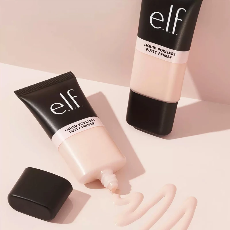 ELF Silky Liquid Primer Ice Cream Primer Pore-Blurring Base Cream Power Grip Dual-use Blush for Lips and Cheeks Liquid Blush