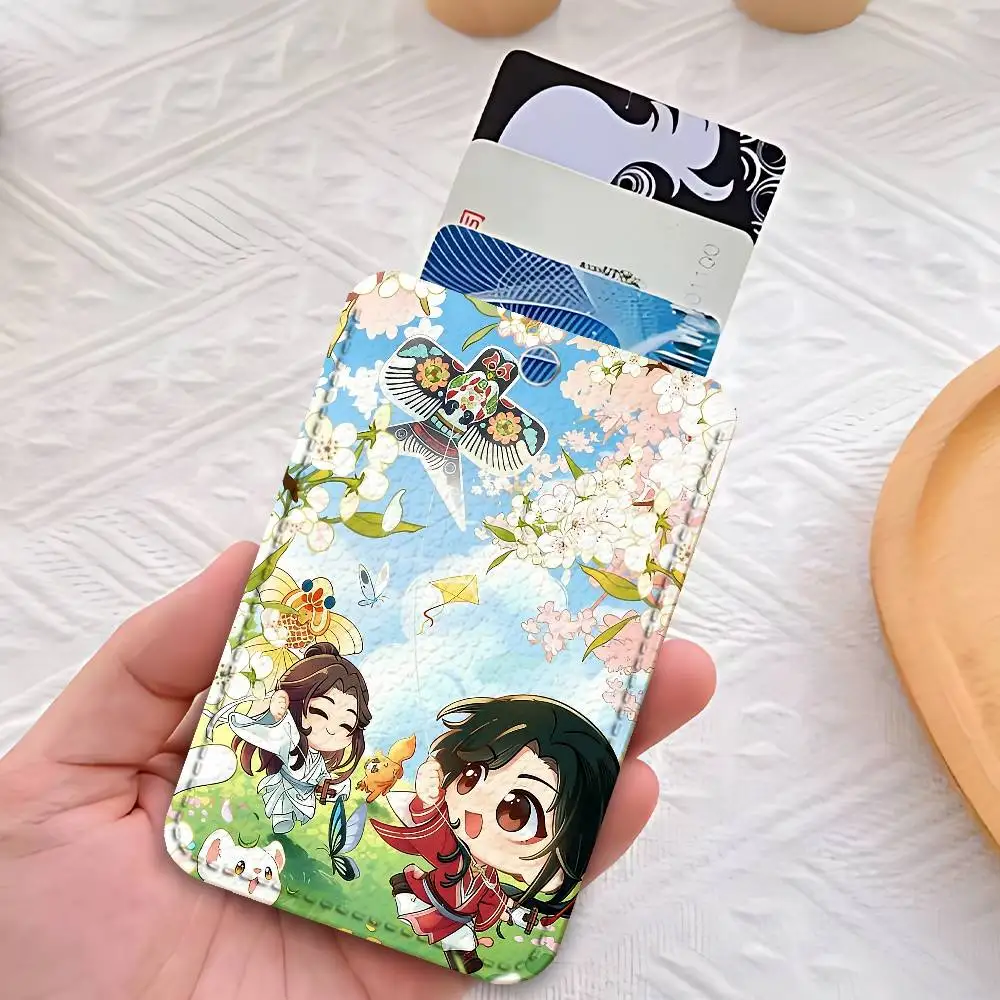 H-Heaven Officials Blessings カスタム アクセス カード ケース レザー カード ホルダー 交通カード ケース ギフト