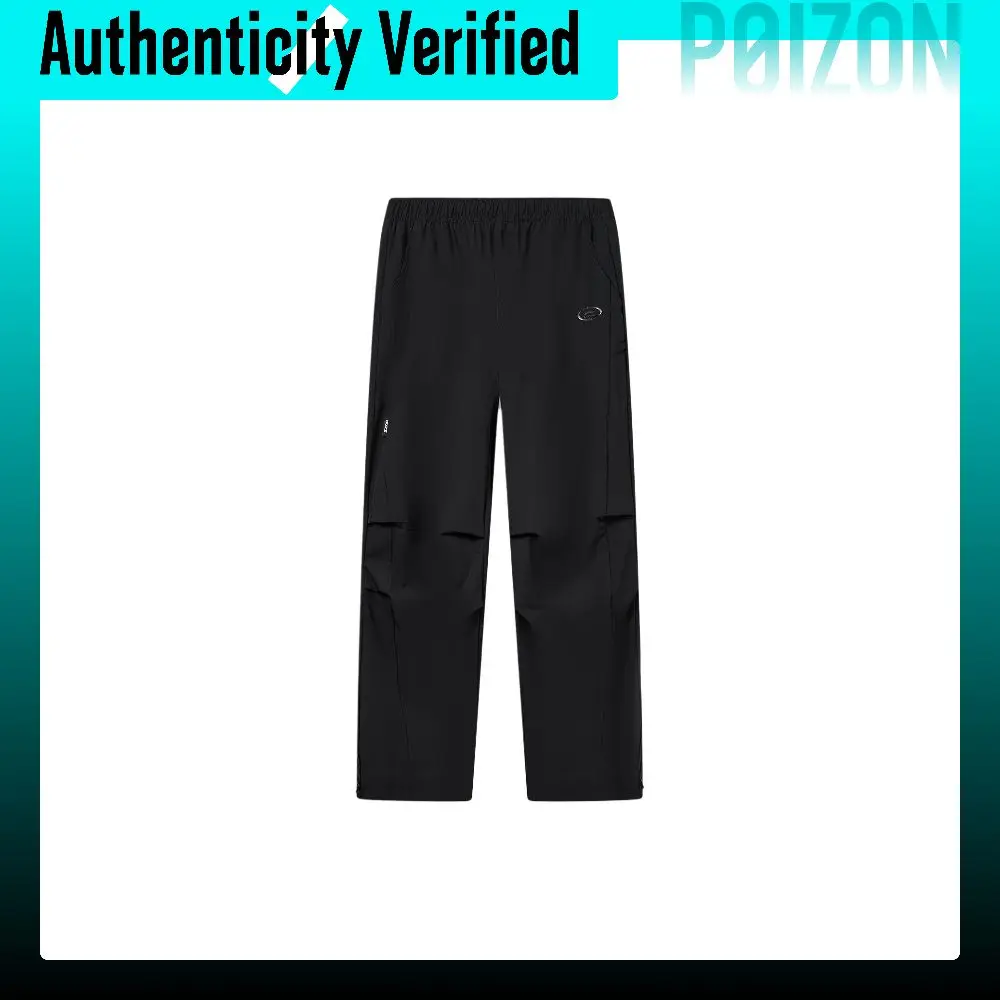 Li-Ning X Disney Sports Pants Men's Black Moderate Straight Fit Pants AYKWA15-2