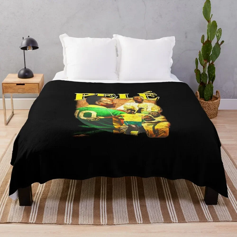 

Pele The King Throw Blanket Luxury Brand cosplay anime Flannels for sofa Blankets