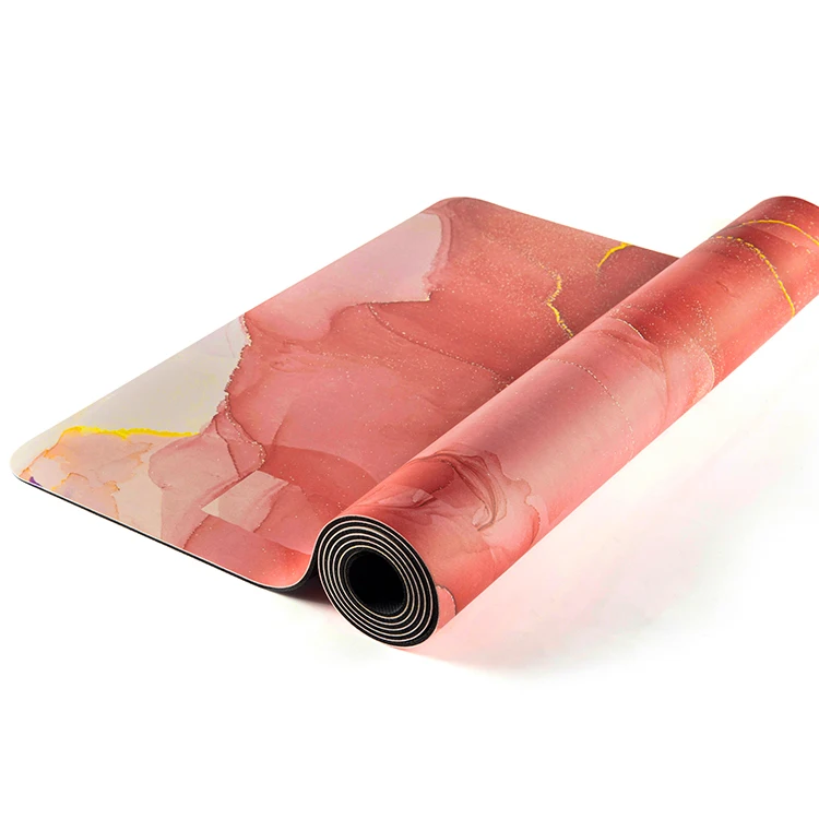 Custom Hot Sell Non-toxic Natural Rubber Pu Eco Friendly Double Yoga Mat