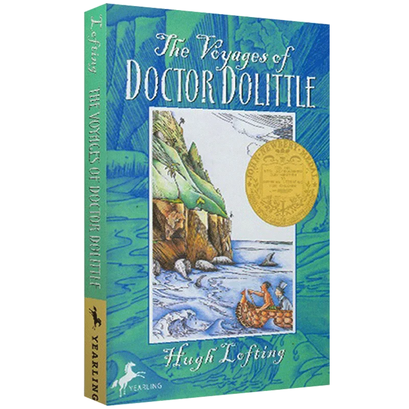 

The Journey of Doctor Dolittle, детская книга на английском языке для детей 9, 10, 11, 12 лет, романы приключений 9780440400028