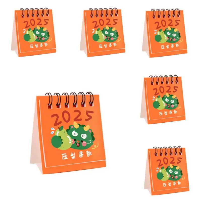 2025 Creative Cute Cartoon Calendar Ins Student Calendar Mini Plan Notepad Desktop Ornament Calendar