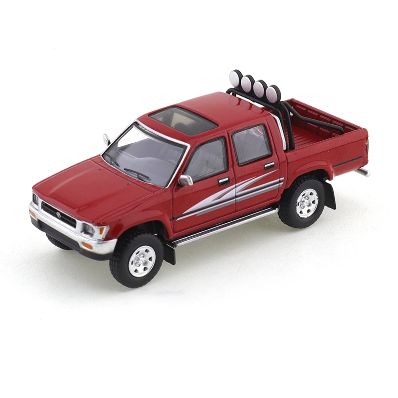 MASSDI 1/64 Toyota Hilux champ de bataille camion voiture alliage véhicule à moteur moulé sous pression en métal modèle enfants cadeau de noël jouets pour garçons