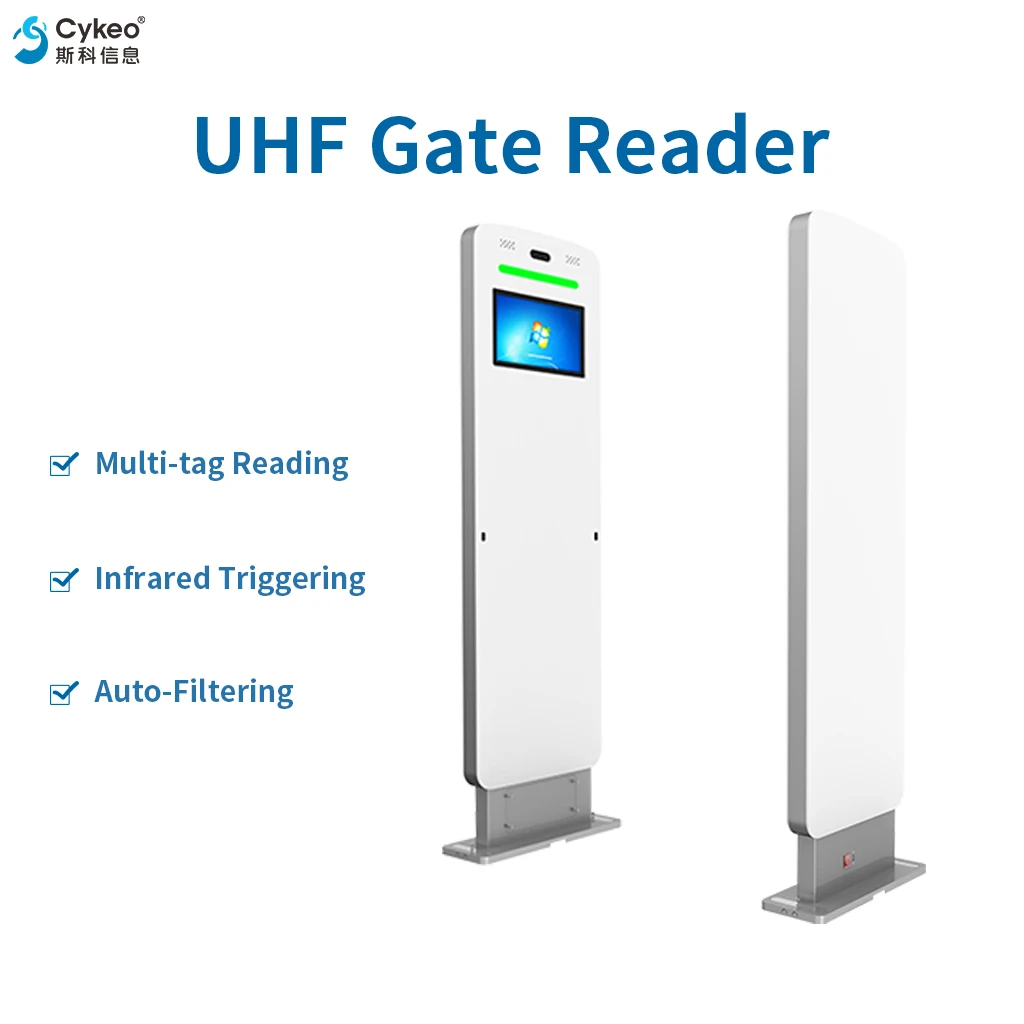 UHF RFID Gate Reader Access Control Detection Tunnel For Warehouse Library Entry Exit Management