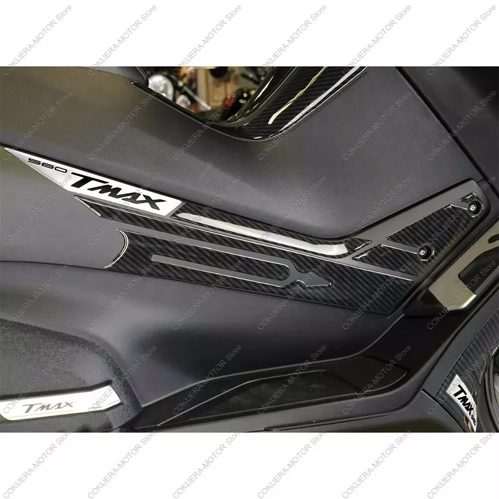 Pedal Side Sticker For Yamaha TMAX 560 2020 2021 Motorcycle Accessories 3D Epoxy Resin Protection Sticker