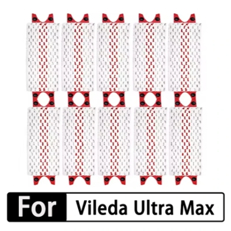 High Quality Microfiber Floor Mop Pads Reusable Flat Spin Mop Cloth Replacement for Vileda UltraMax Quick Drying Machine Washabl