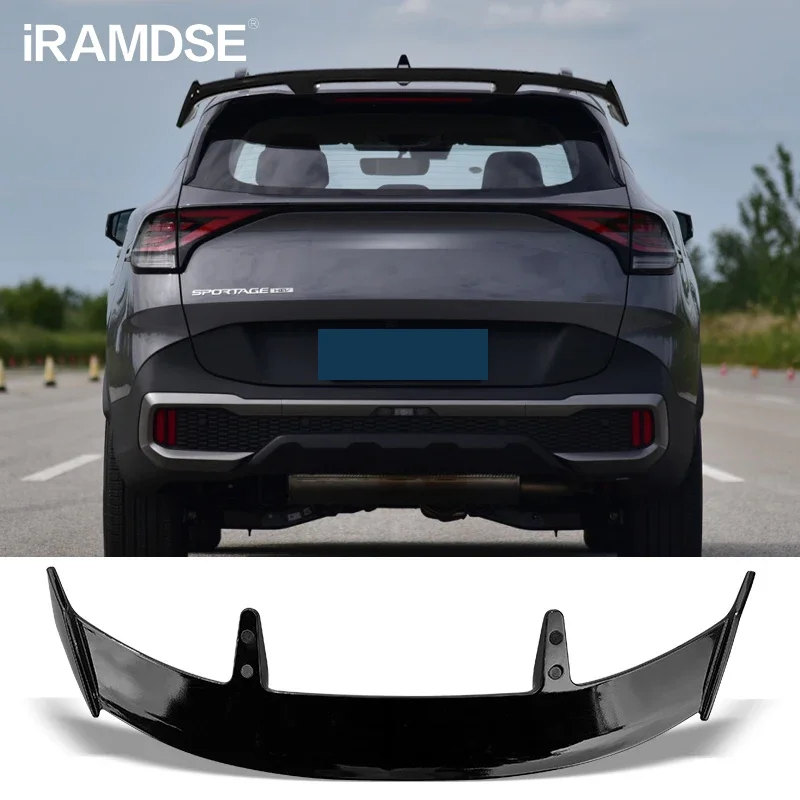 

Carbon Paint Spoiler for Kia Sportage Glossy Black 2011 14 16 19 21 22 23 Rear Windshield Wing Type TE Trunk ABS Accessories