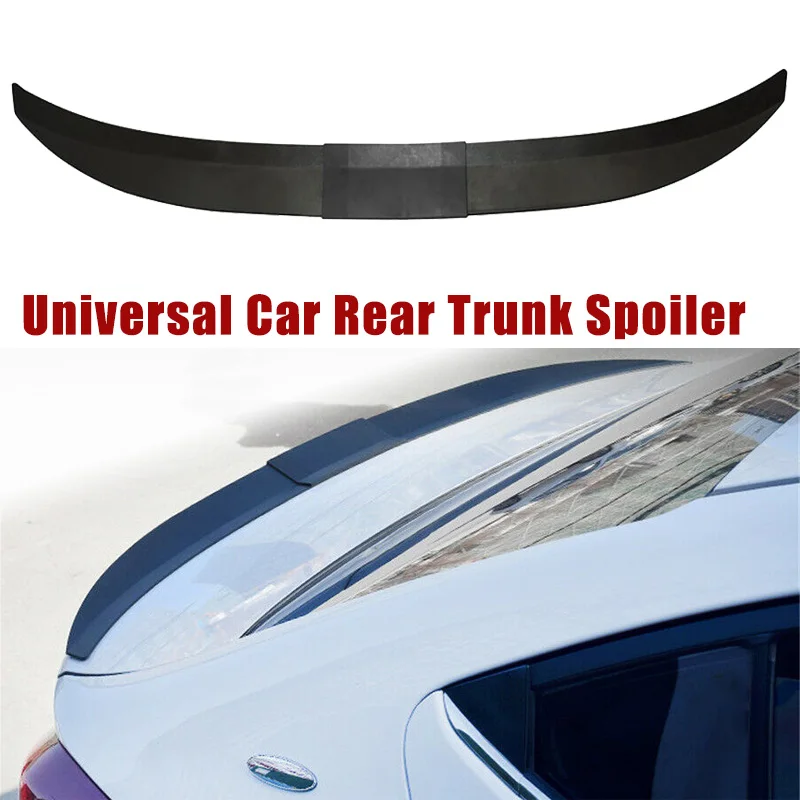 Universal Black Car Rear Trunk Spoiler Body Kit Wing Lip for Sedan Car for BMW F10/F11 for Mercedes-Benz W204 W212 Rear Wing