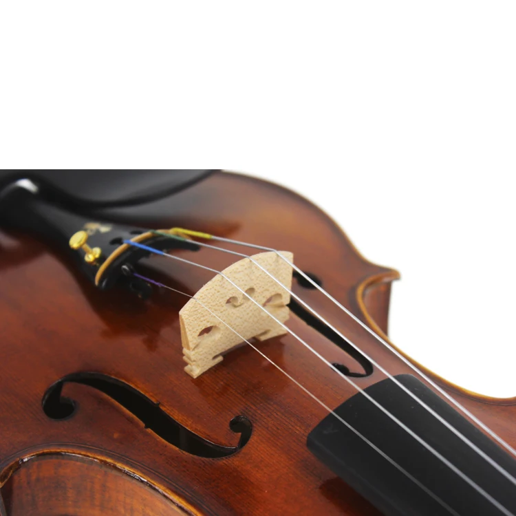 Professional Handmade 4/4 Full Size Acoustic Violin High Quality Instrument For Universal Students Beginners Practice