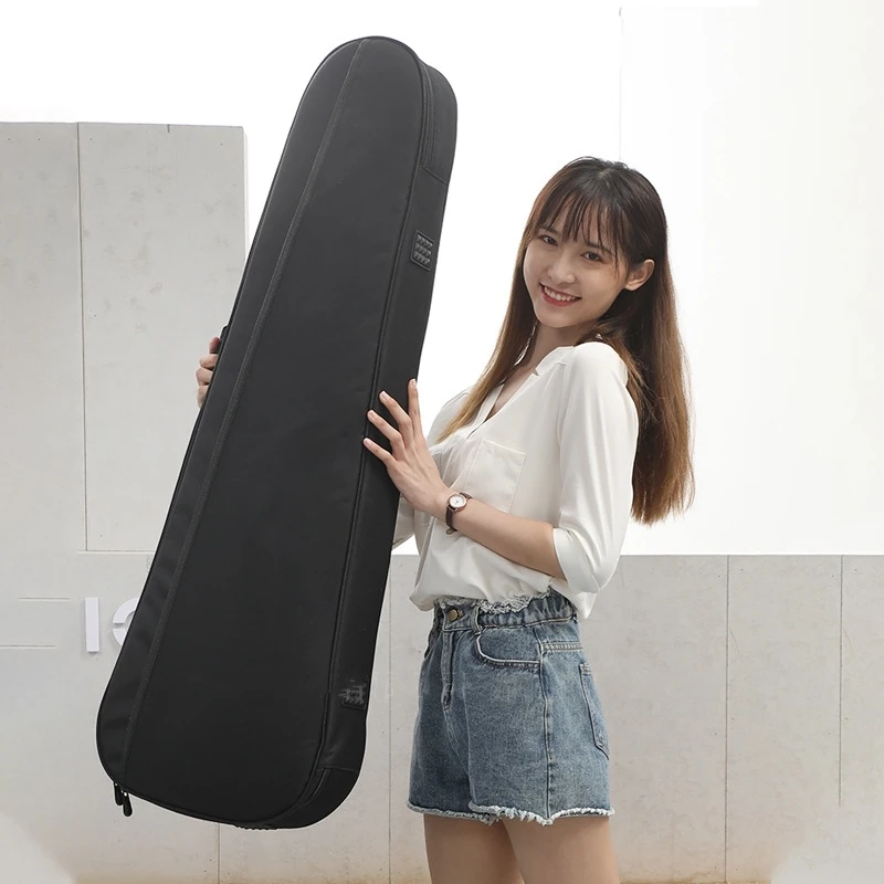 Electric Guitar Case Bag 30 mm Thicken Waterproof Acoustic 41 in Soft Detail Gary Black Backpack Accessories Gig