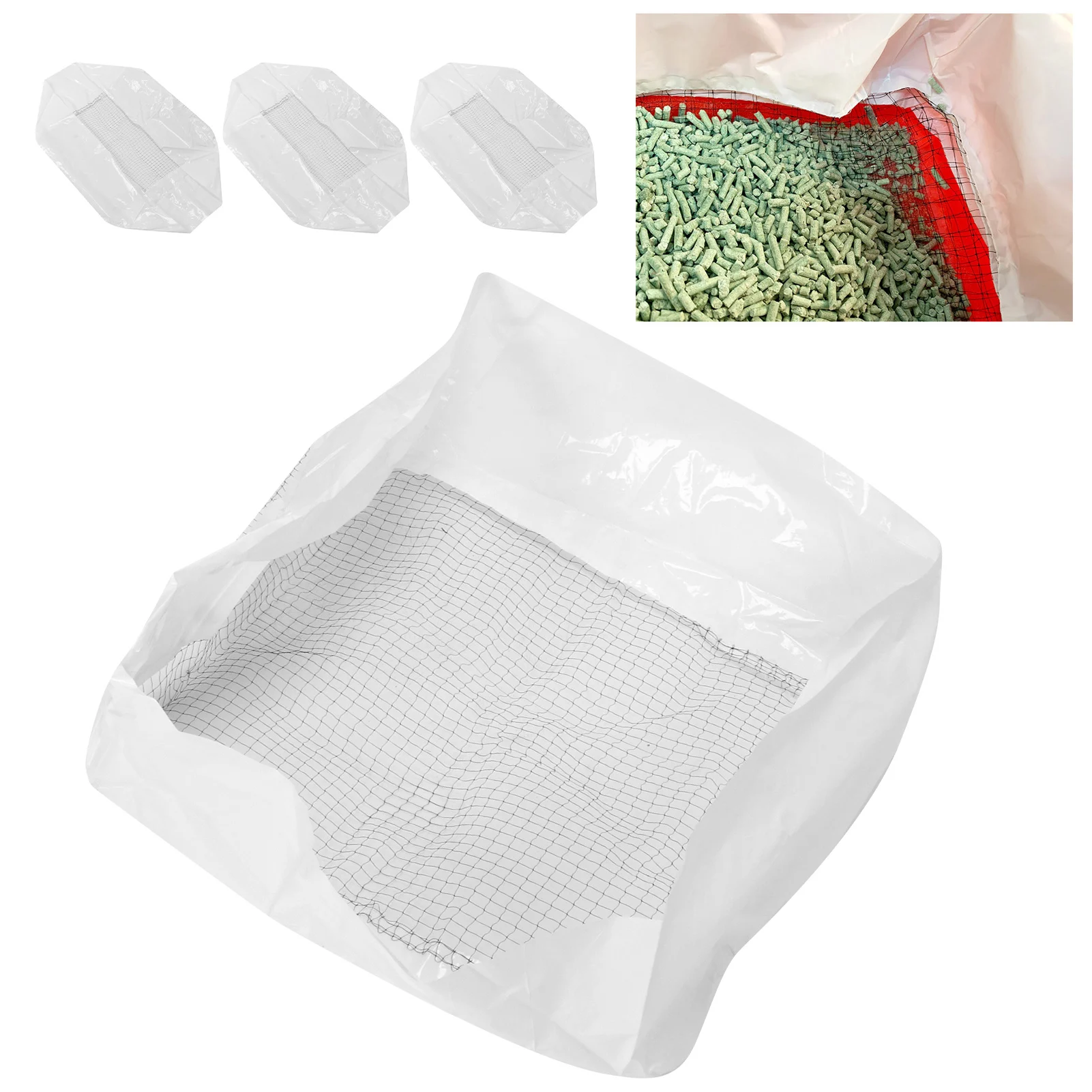 

Cat Litter Filter Bag Portable Reusable Thicken Easy To Clean Cat Litter Liner Bags For Pet Cats