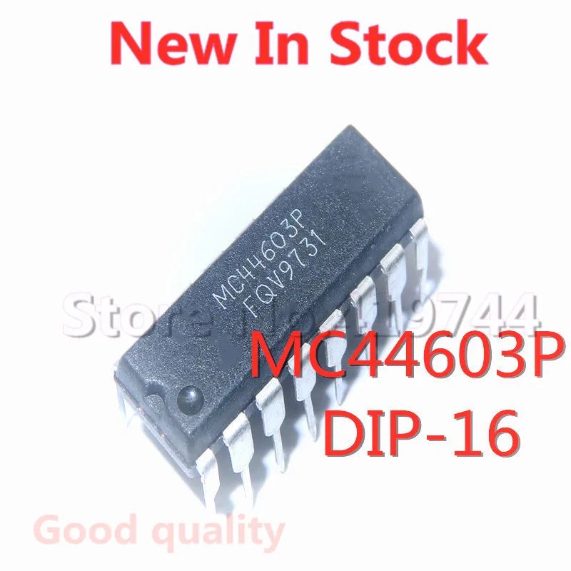 5PCS/LOT MC44603P MC44603 DIP-16 High Performance Pulse Width Modulation Controller In Stock NEW original IC