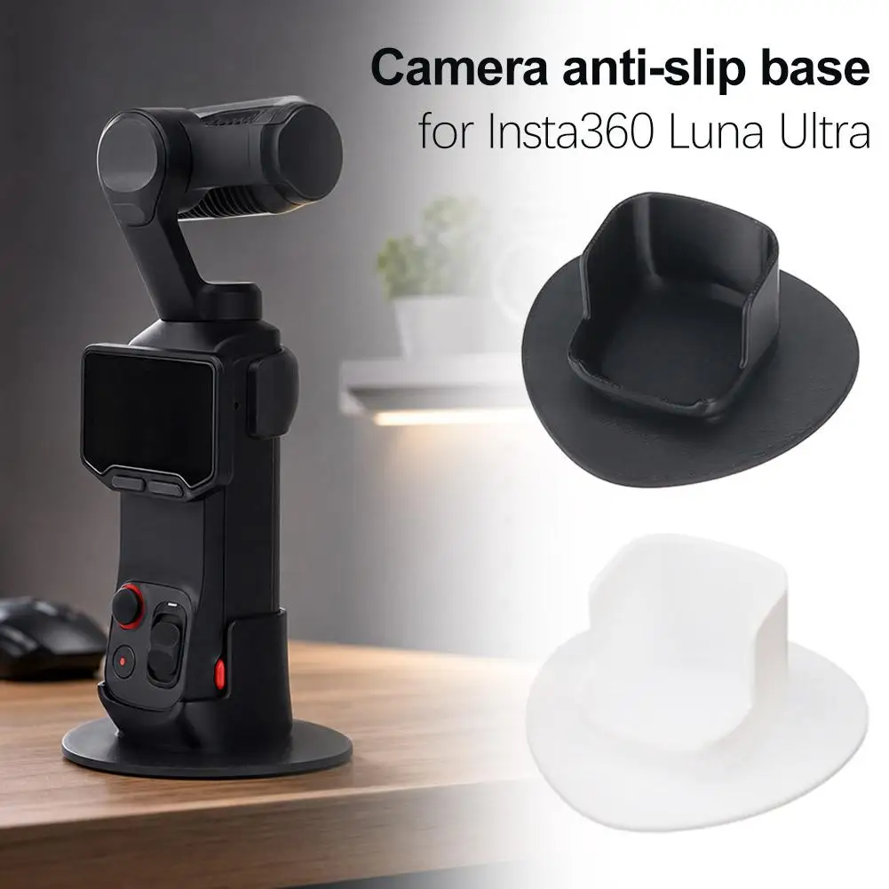 Anti-Slip Desk Base for Insta360 Luna Ultra Fixed Mount Stand for Tabletop Shooting