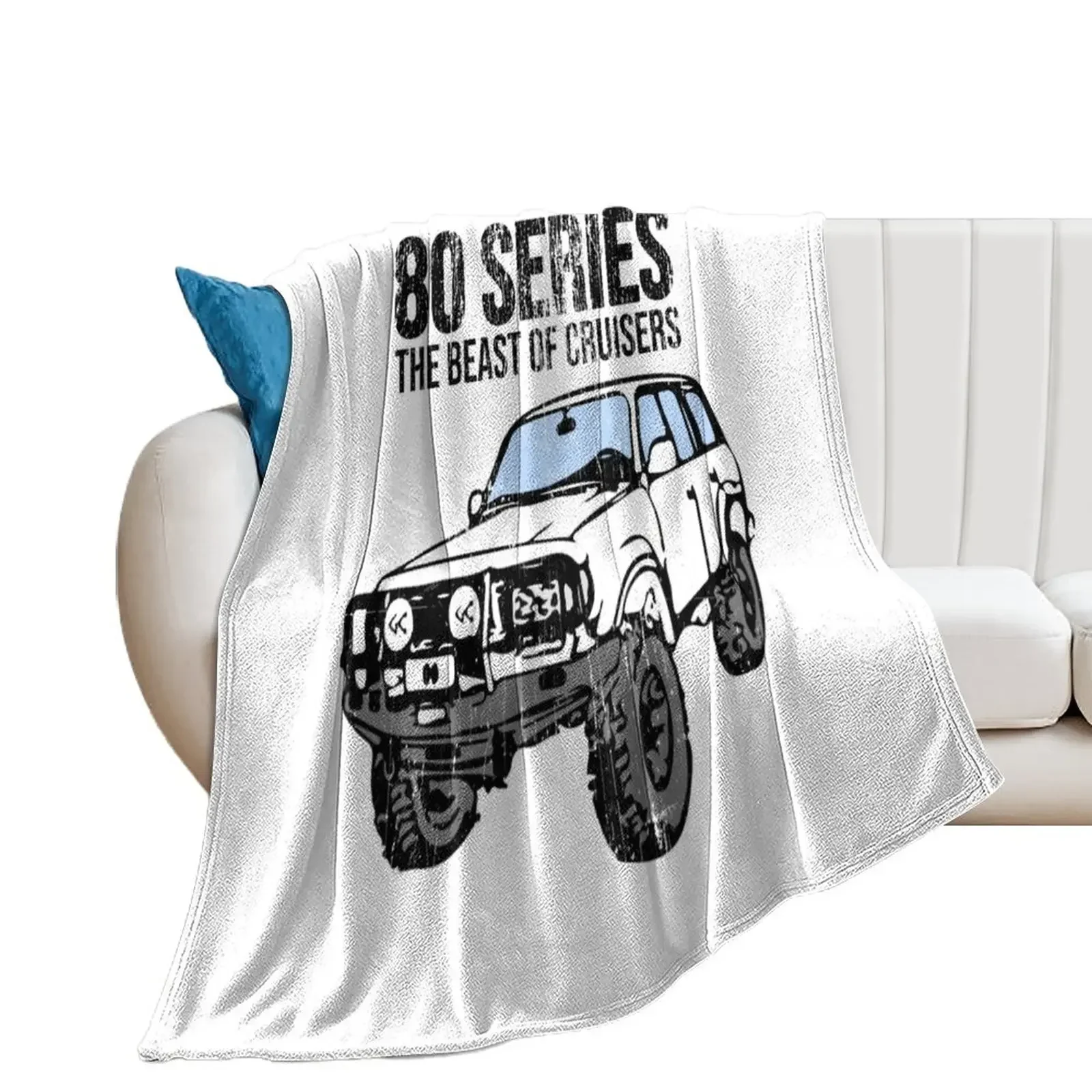 80 series the beast of landcruisers Throw Blanket Vintage Blankets For Sofas Moving Bed Blankets