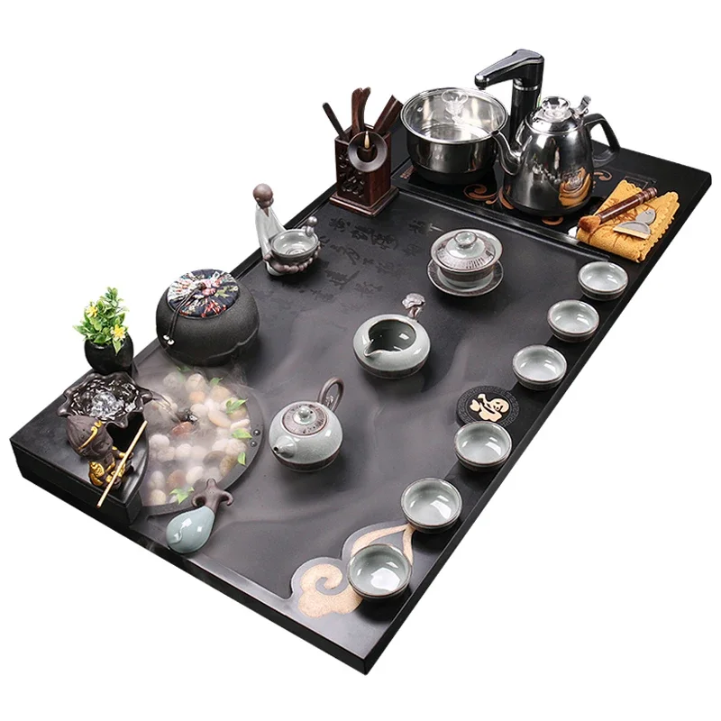 Atomized Running Water, Wujinshi Tea Tray, Household Automatic Tea Table, Automatic Integrated Tea Tray