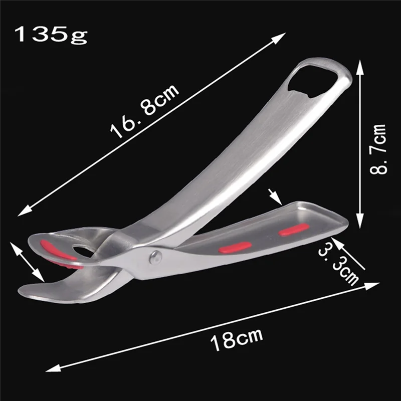 Pinça de placa aa96 compatível com acessórios de panela fritadeira de ar panelas pinça placa quente tigela retriever para forno vermelho