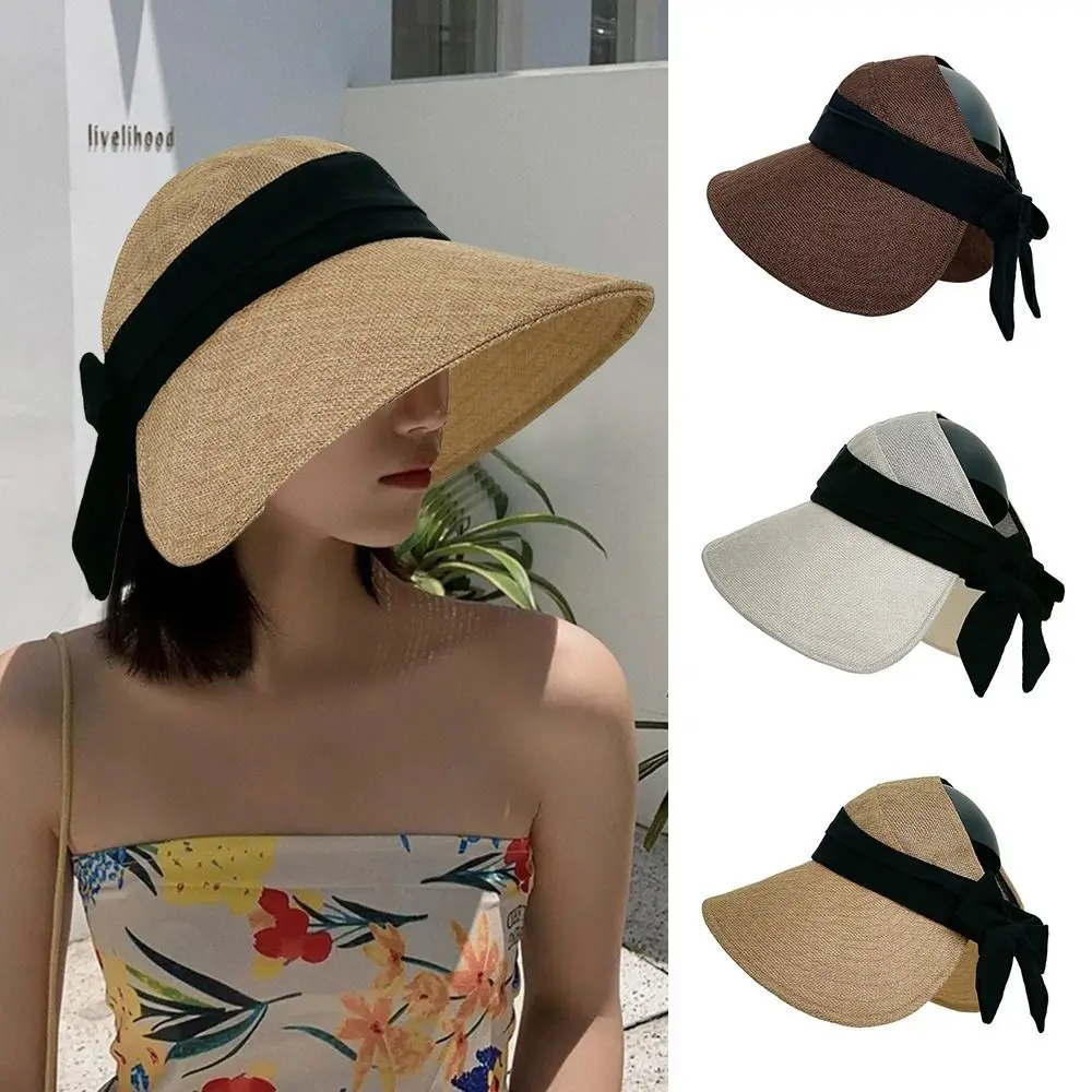 

NEW UV Protection Bucket Hat Wide Brim Foldable Sunshade Hat Breathable Hollow Top Fishermen Cap Women