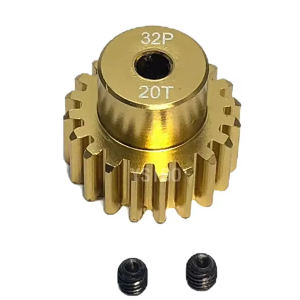 32dp M0.8 3.175Mm 12T 13T 14T 15T 16T 17T 18T 19T Rondsel Motor Tandwiel Voor Traxxas 1/10 Rc Auto Vrachtwagen Borstelloze Borstelloze Motor