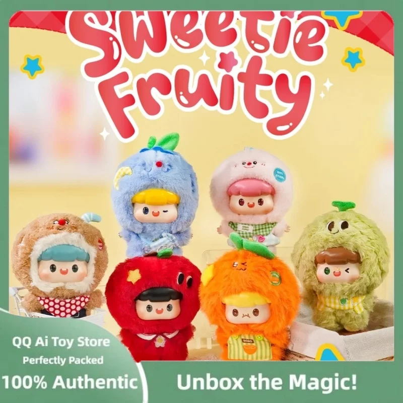 

Подлинная серия Fansz Roro Jump Sweetie Fruit, слепая коробка, виниловое лицо, модная игрушка, подвеска, загадочная коробка, милые подарки на день рождения для девочек