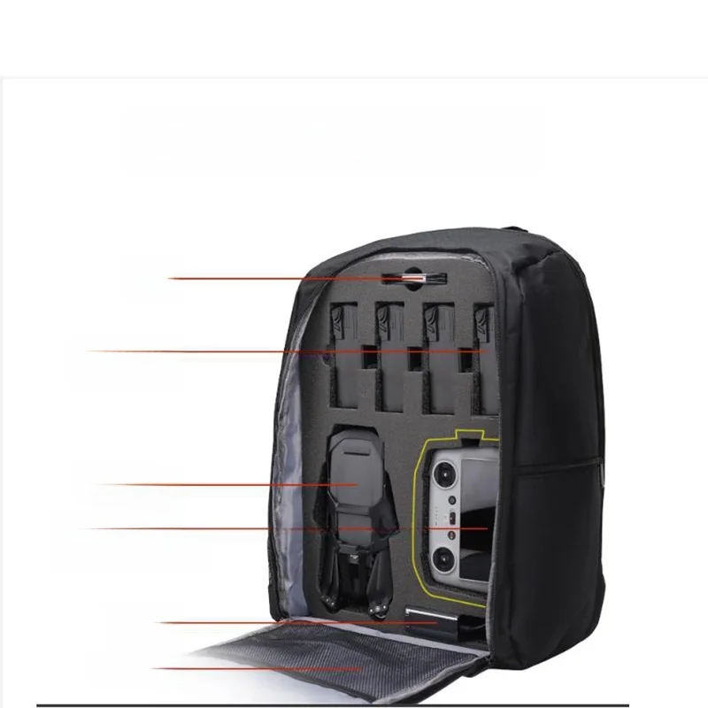 mavic-3-classic-drone-telecommande-ecran-sac-de-protection-dur-ell-bapa-double-sangle-d'epaule-mallette-de-rangement