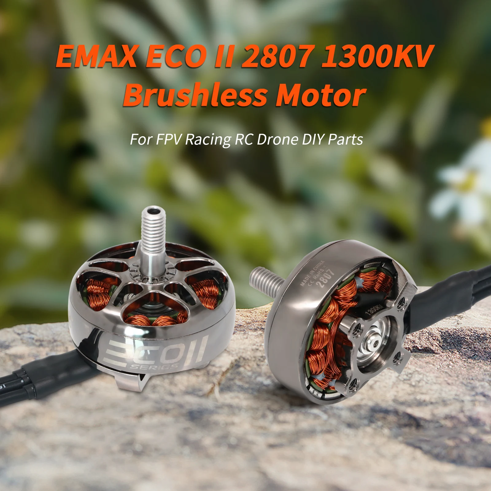 4 Stück/Set EMAX ECOII Serie ECO II 2807 6S 1300KV/ 5S 1500KV/ 4S 1700KV Bürstenloser Motor für 7'' FPV Racing RC Drohne DIY-Teile – Detail 2