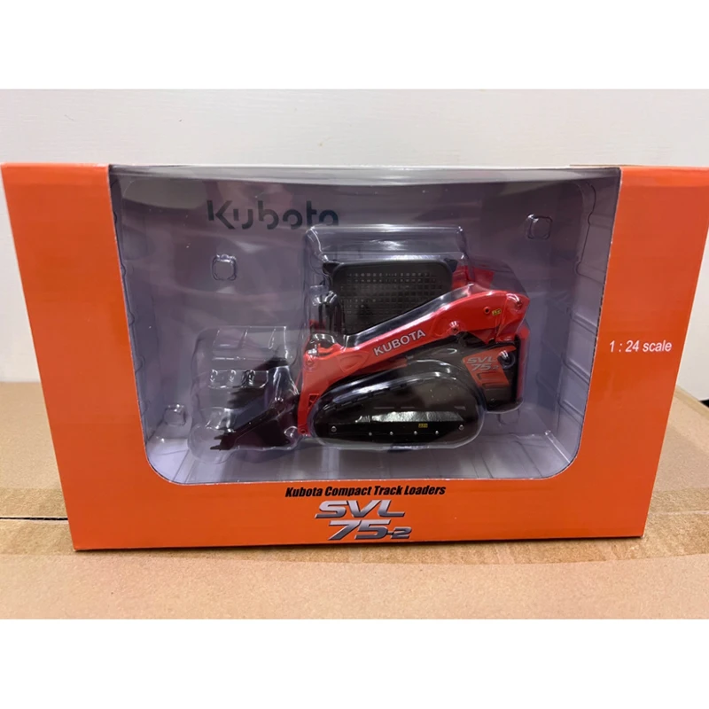 

UH Diecast 1:24 Scale KUBOTA SVL 75-2 Tracked Skid Steer Loader Alloy Engineering Vehicle Model 8103 Collection Souvenirs Gift