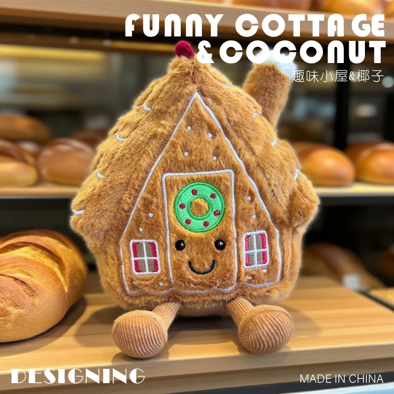 Poupée en peluche de noix de coco pour enfants, jouet Animal en peluche doux, cadeau de haute qualité, décoration de maison