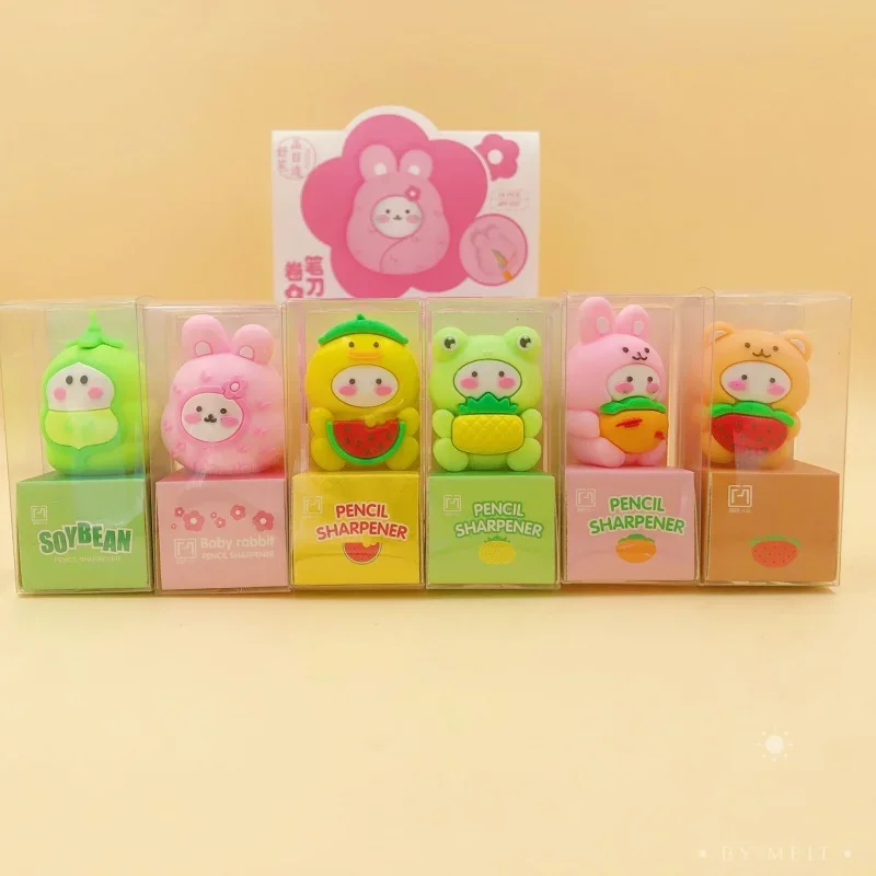 Silicone Pencil Sharpener Cartoon Silicone Pencil Sharpener/Cute Shape Student Stationery