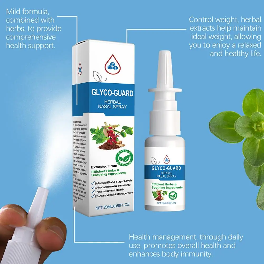 20ml Herbal Nasal Spray Natural Nose Spray For Reduce Snoring Nasal Cleaning And Hydration 1.01oz Nose Spray Breathe Well Sleep