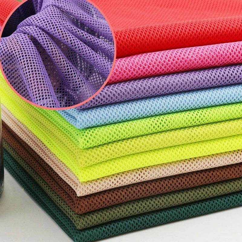 

1MX1.5M Breathable Mesh Fabrics For Sofa Gauze Curtain T-Shirts Sportswear Mesh Cloth Material DIY Seat Cover Sport Shoes Bags