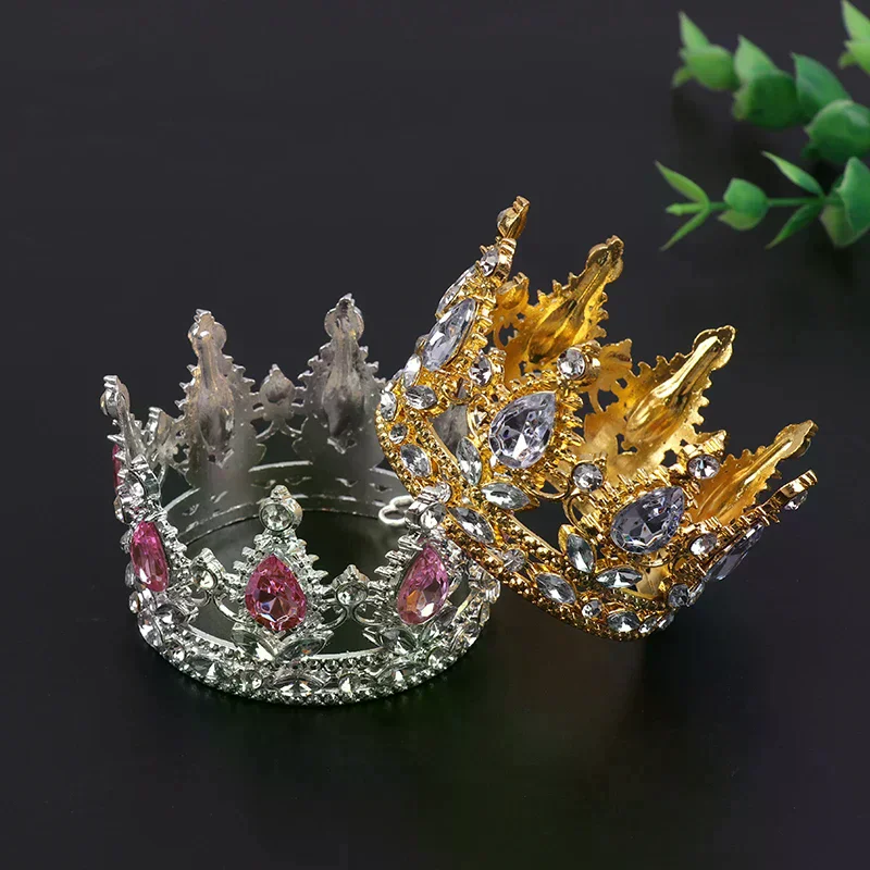 Cotton Doll Retro Crown Headwear Korea Dolls Cotton Doll Crown For Baby Doll Dress Fashion Doll Accessories