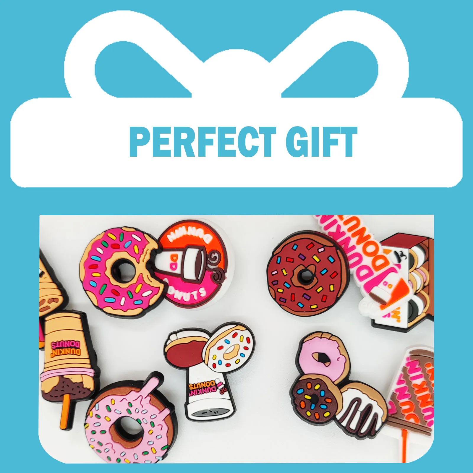 11 قطعة سلسلة الكعك الأحذية السحر للأحذية مفتاح سلسلة الصنادل أكياس الشاطئ ، PVC DIY بها بنفسك زينة الأحذية اكسسوارات الأحذية دبوس