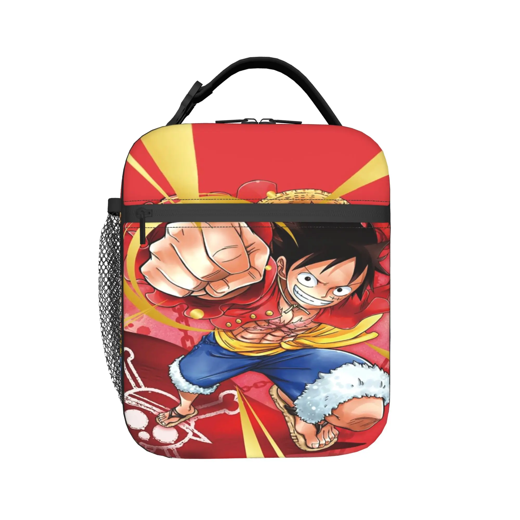 

luffys o-one-piece-e zoro Insulated Lunch Bags for Men Women Food Container Leakproof Cooler Thermal Lunch Boxes For Work