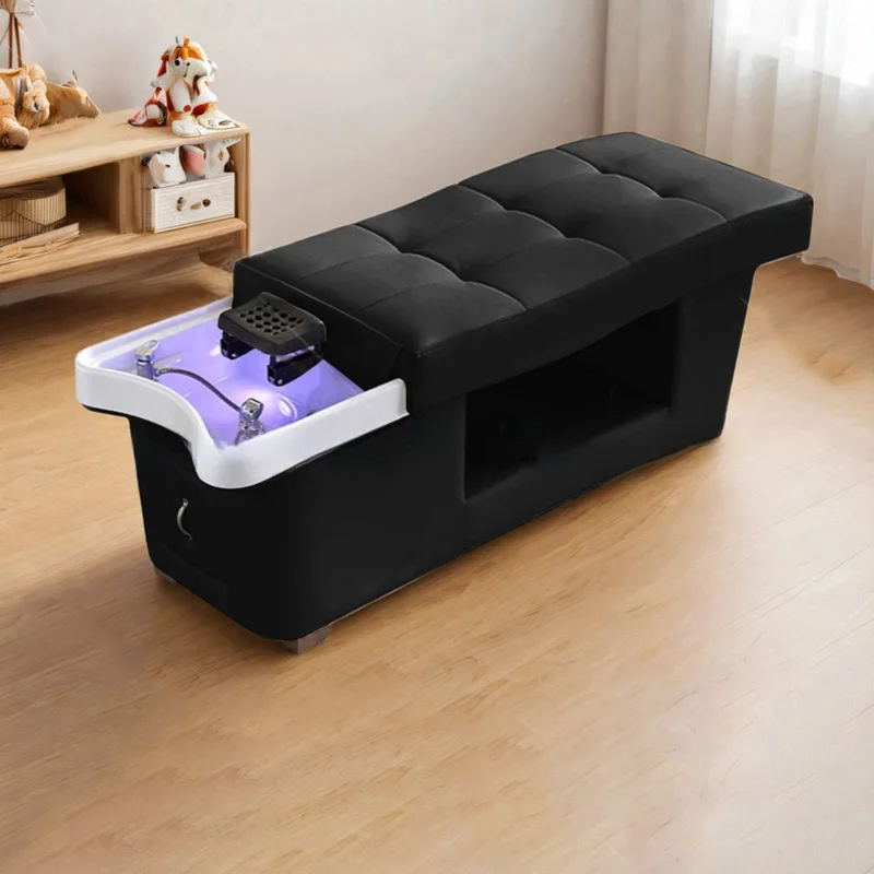 

Head Washing Hairdressing Bed Barbershop Beauty Salon Hair Salon Thai Massage Bed Water Circulation Fumigation Bed for Salon Use