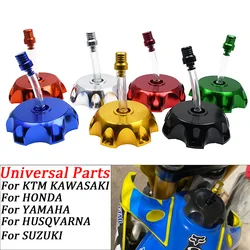 Motorcycle 50mm CNC Aluminum Racing Gas Fuel Tank Cap With Vent Cap For Yamaha Kawasaki Honda KTM Suzuki ATV Dirt bike