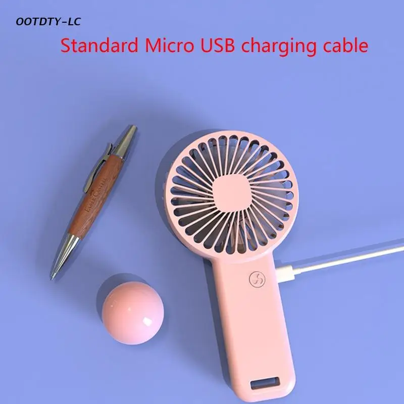 Portable Handheld Fan Small Cooling Fan USB Rechargeable Eyelash Fan Low Noise Dropship